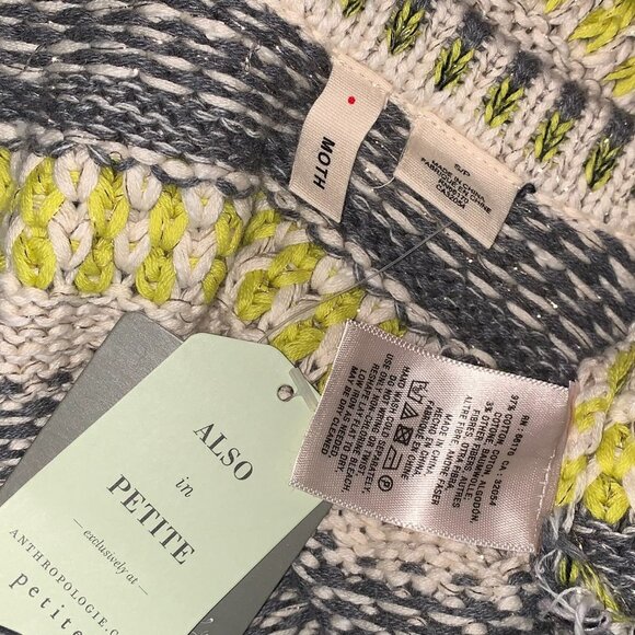 NWT - Anthro Moth Chaux Open Cardigan - Picture 13 of 13